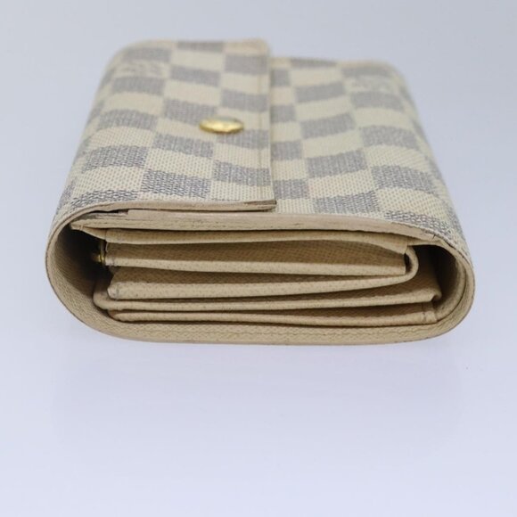 LOUIS VUITTON Damier Azur Portefeuille Alexandra Wallet N63068 LV Auth 87727BRAN - Picture 4 of 16